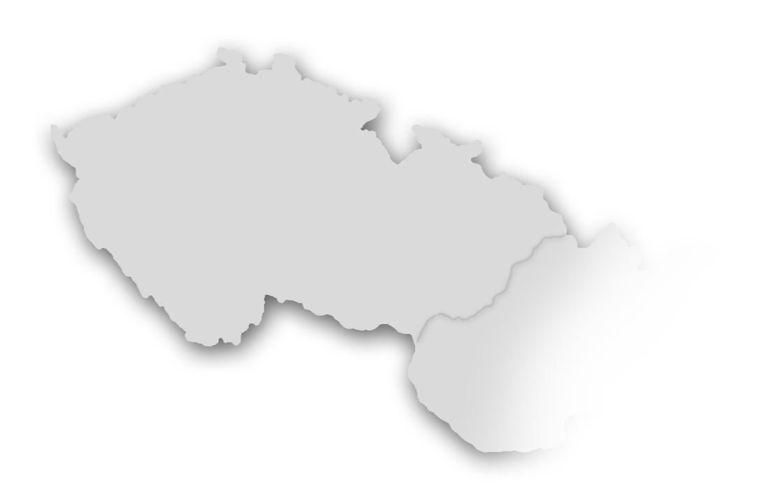 Mapa pokrytí Česko a Slovensko