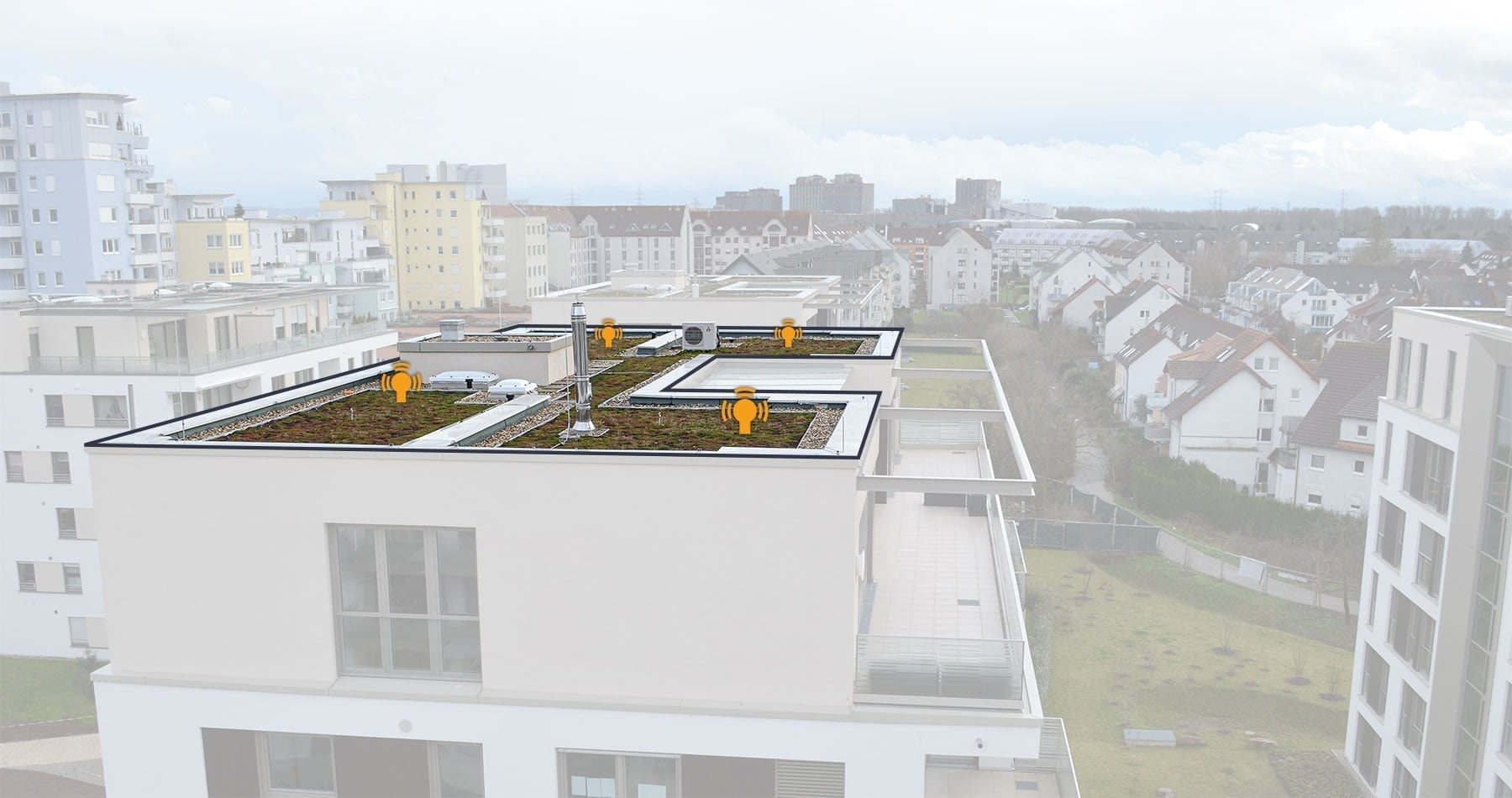 Chytrá střecha FLO – produkty FLOscout a FLOsafe